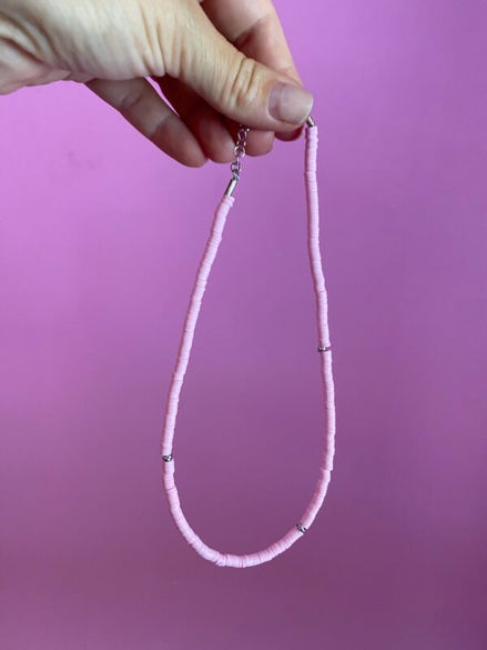 Collana - gommini rosa baby
