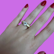 Anello TUBOGAS slim argento 925 con cuore zircone