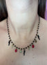 Collana argento oro giallo con miracolose, cornini e croci