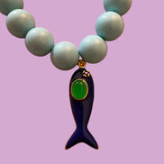 Bracciale Bisette - OCEANO  turchese con charm pesciolino