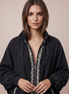 CHANELLINA Bomber : balloon bomber jacket with Couture trim