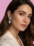 orecchini Stella Marina in argento 925 con grandi perle barocche