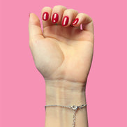 Braccialetto cuori fucsia