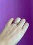 Anello RAINBOW argento 925 rosé con zirconi colorati - mis 17