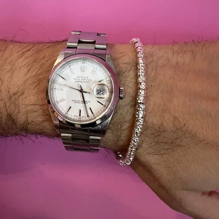 UOMO – Bracciale Barilotti argento naturale