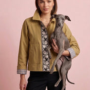 Flower  TRENCH JACKET – Giacca con Passamaneria Floreale Couture