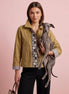 Flower  TRENCH JACKET – Giacca con Passamaneria Floreale Couture