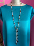 Collana con quarzo rosa e topazio fumè