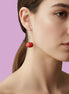 Orecchini Pendenti MEDITERRANEA – Corallo Rosso e Argento 925 Rodiato
