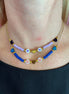 Collana - catena e gommini cuori con placcatura oro