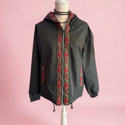 Rose Jacket   : -rain jacket con  passamaneria Couture