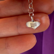 Collier amore con zirconi oro rosa