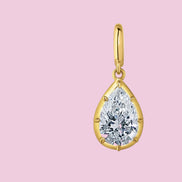 CHARM LUCE - con scattino - big zircone gold