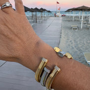 3 Bracciali TUBOGAS Contrarié | set Collezione acciaio