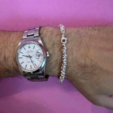 UOMO – Bracciale Nodini argento 925