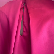Poetica - Abito a palloncino in raso cerimonia fucsia