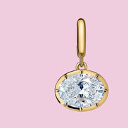 CHARM LUCE - con scattino - big zircone gold