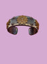 bracciale Kerala - Bangle ottone e filigrana con zirconi placcato oro giallo