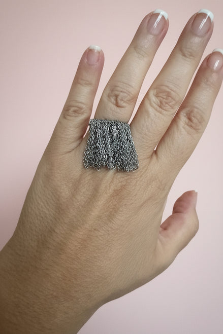 Anello Taki — Cascata di Catene Rodiate