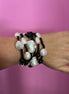 Bracciale multifili - 6 file - perle coltivate barocche e onice