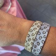 Bracciali JUNGLE   argento 925 con Pavé zirconi Maculato