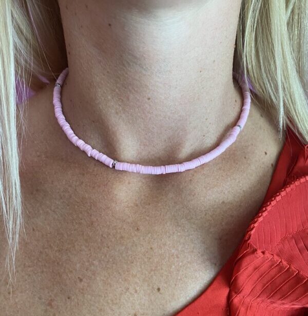 Collana - gommini rosa baby