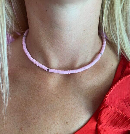 Collana - gommini rosa baby