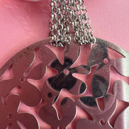Collana con Perle Barocche Coltivate e pendeArgento 925