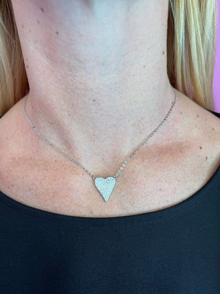Collier Amour argento 925 con zirconi