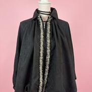 CHANELLINA bomber senza tasche : bomber a palloncino con passamaneria Couture