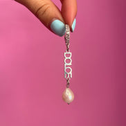 Mono orecchino - DOLCE argento 925rodio con perla