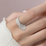 Taki Waterfall Ring - 925 Silver