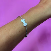Bracciale argento 925 rodio