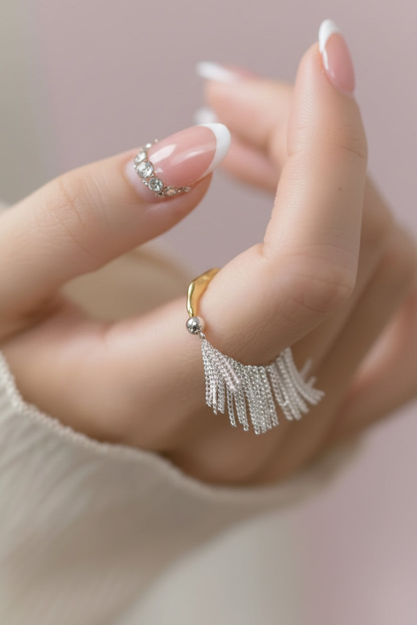 Taki Waterfall Ring - 925 Silver