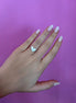 Anello argento 925 rodio con cuore