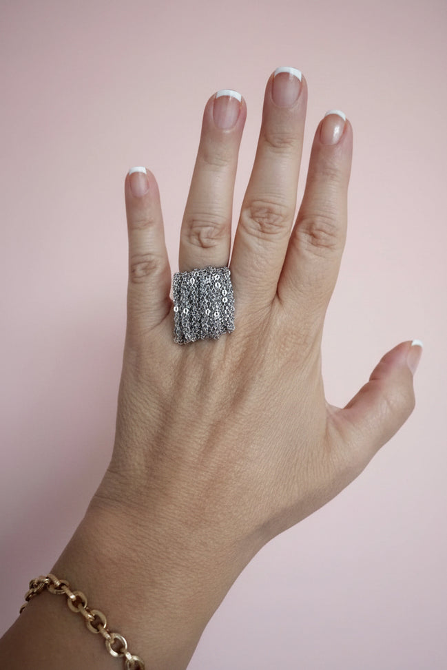 Anello Taki — Cascata di Catene Rodiate