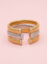 3 Bracciali TUBOGAS Contrarié | set Collezione acciaio