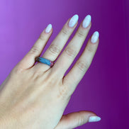 Anello RAINBOW argento 925 rosé con zirconi colorati - mis 17