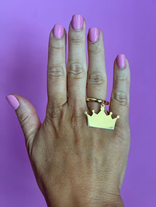 Anello CROWN - corona a cinque punte