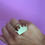 Anello CROWN - corona a cinque punte
