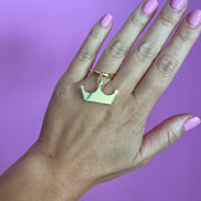 Anello CROWN - corona a tre punte