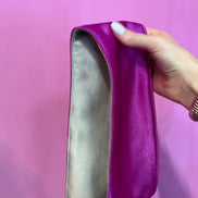 Cintura OBI fucsia e greige