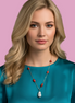 Collezione mediterranea - Collana perla coltivata barocca e corallo naturale