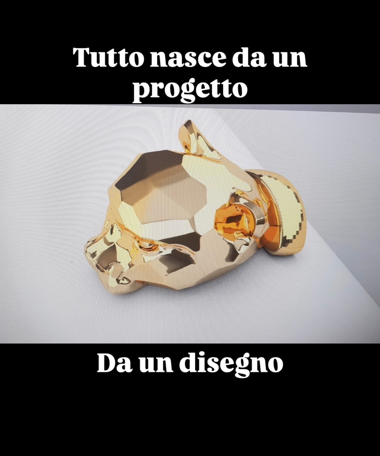 Collana Tubogas  Animalier Pantera argento 925 oro giallo