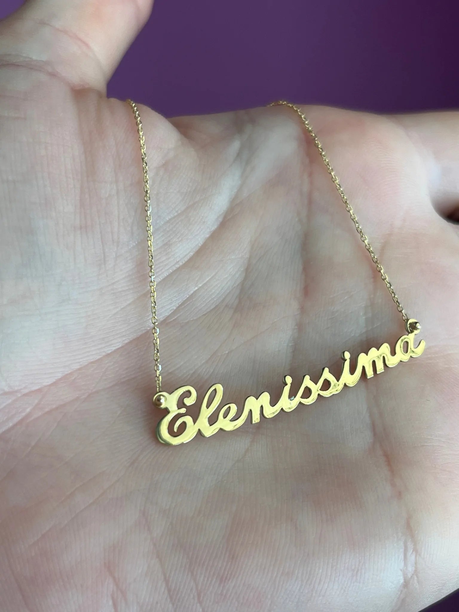 Collana Carrie 0,7 personalizzabile oro 18 kt