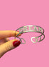 BRACCIALE DREAM CON ZIRCONI - cuori intrecciati
