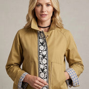 Flower  TRENCH JACKET – Giacca con Passamaneria Floreale Couture