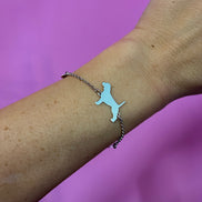 Bracciale in argento 925 rodio