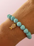 Bracciale Bisette - JAIPUR  OCEANO   turchese  con charm pesciolino dorato