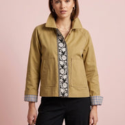 Flower  TRENCH JACKET – Giacca con Passamaneria Floreale Couture